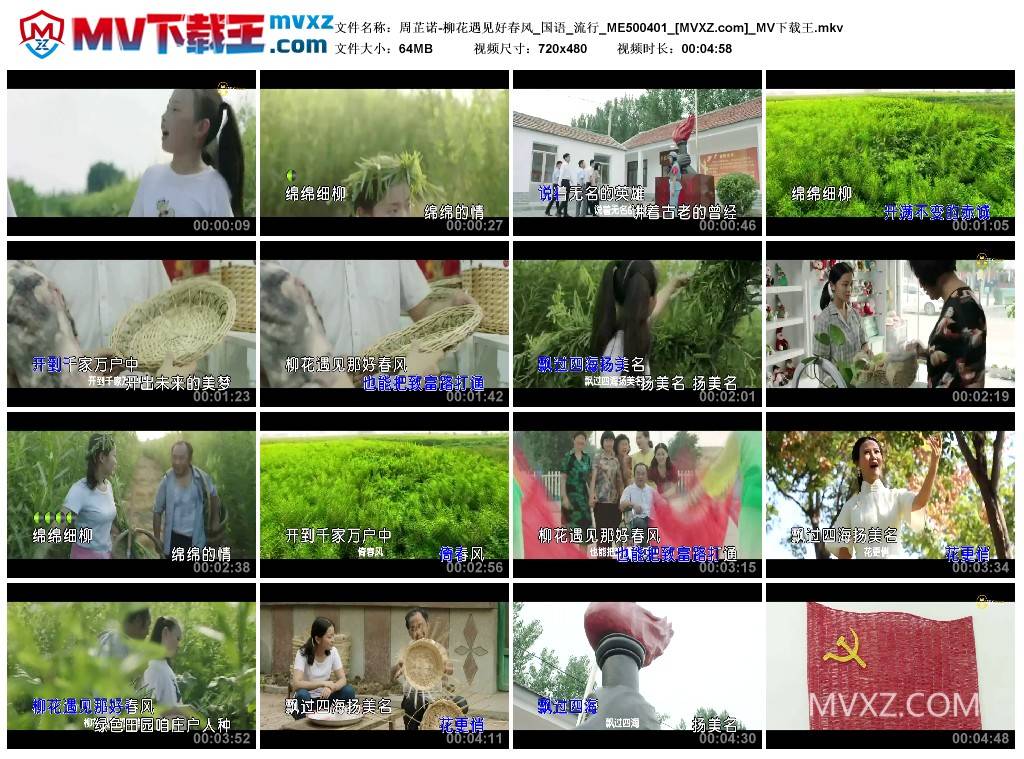 周芷诺-柳花遇见好春风_国语_流行_ME500401